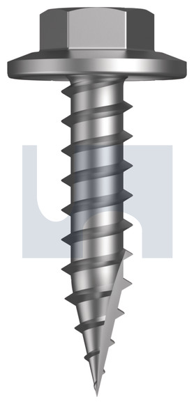 SCREW T17 HEX BARE C4 12-11 X 25 GULLY